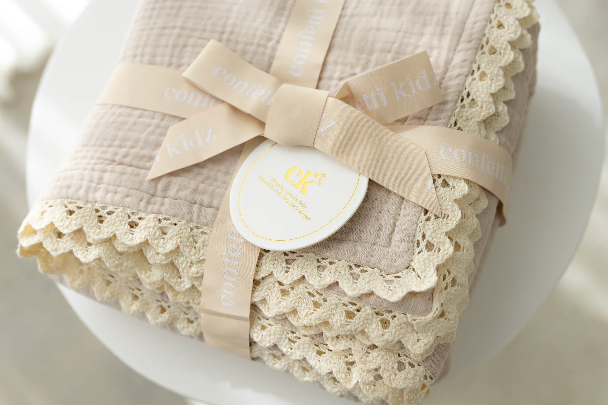 Classic Muslin Blanket - Oatmeal