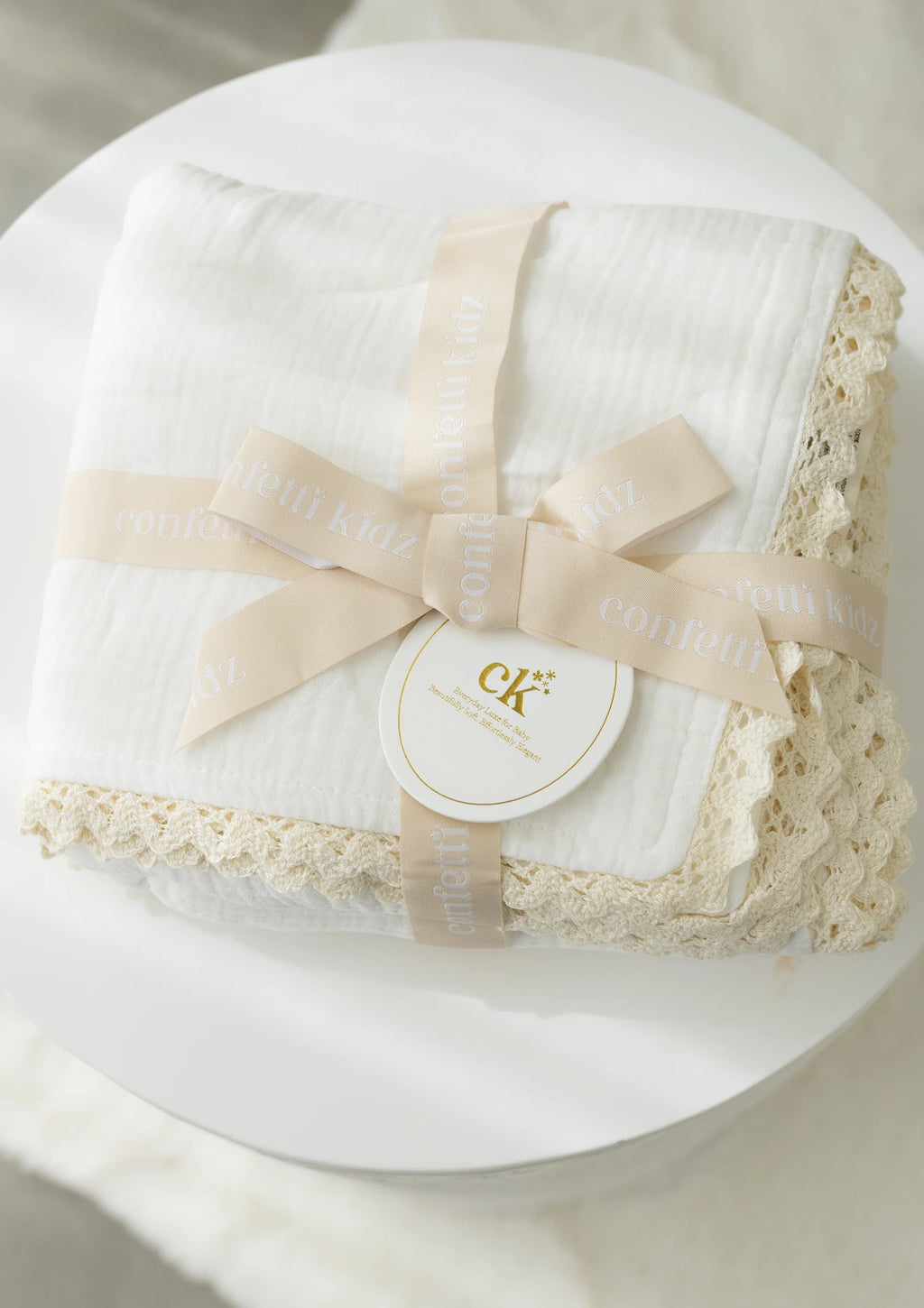 Classic Muslin Blanket - White