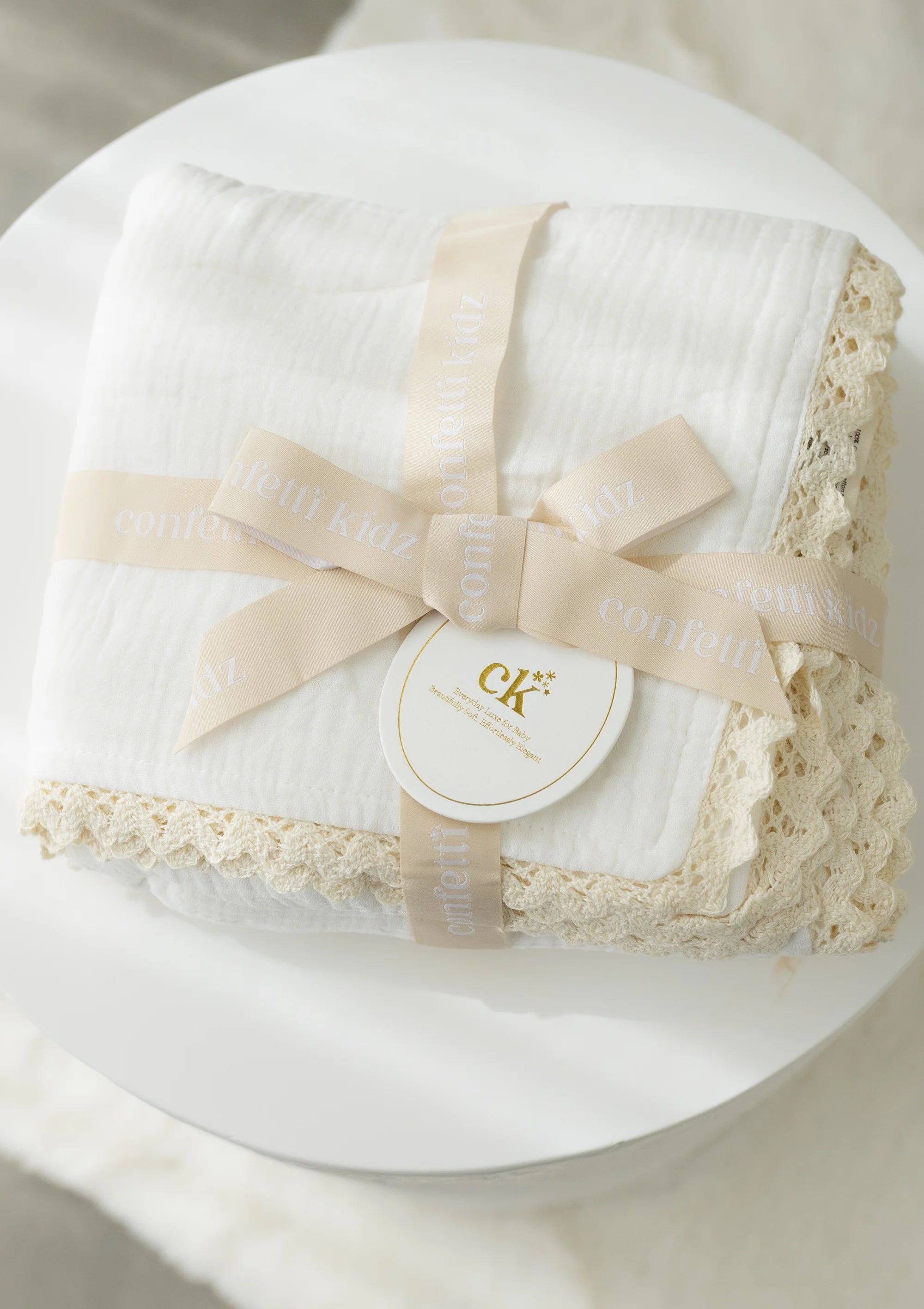 Classic Muslin Blanket - White