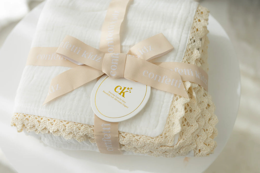 Classic Muslin Blanket - White