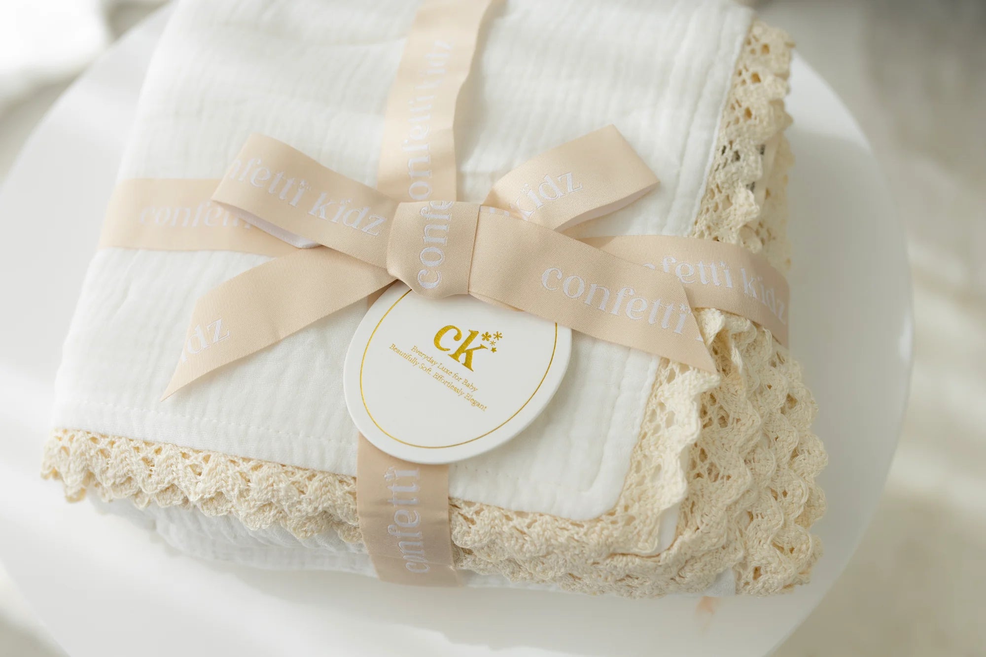 Classic Muslin Blanket - White