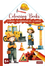 Sassi Colouring Book House - Construction Site