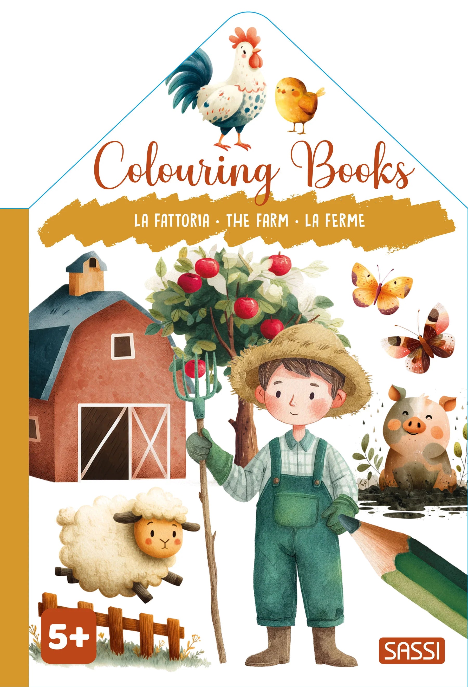 Sassi Colouring Book House - Farm