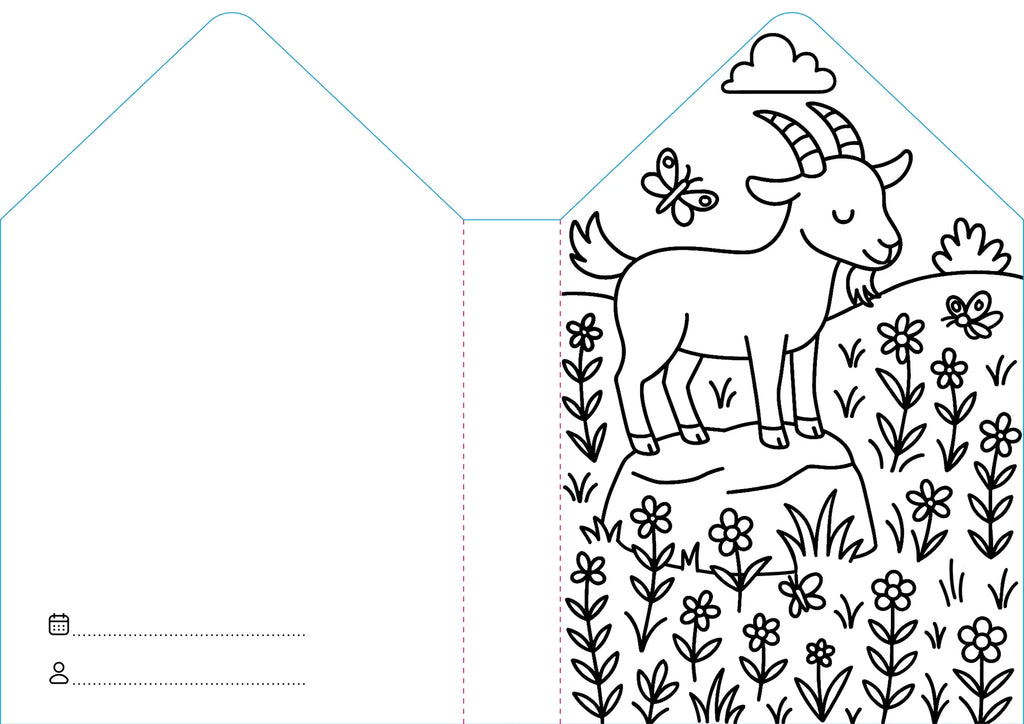 Sassi Colouring Book House - Farm