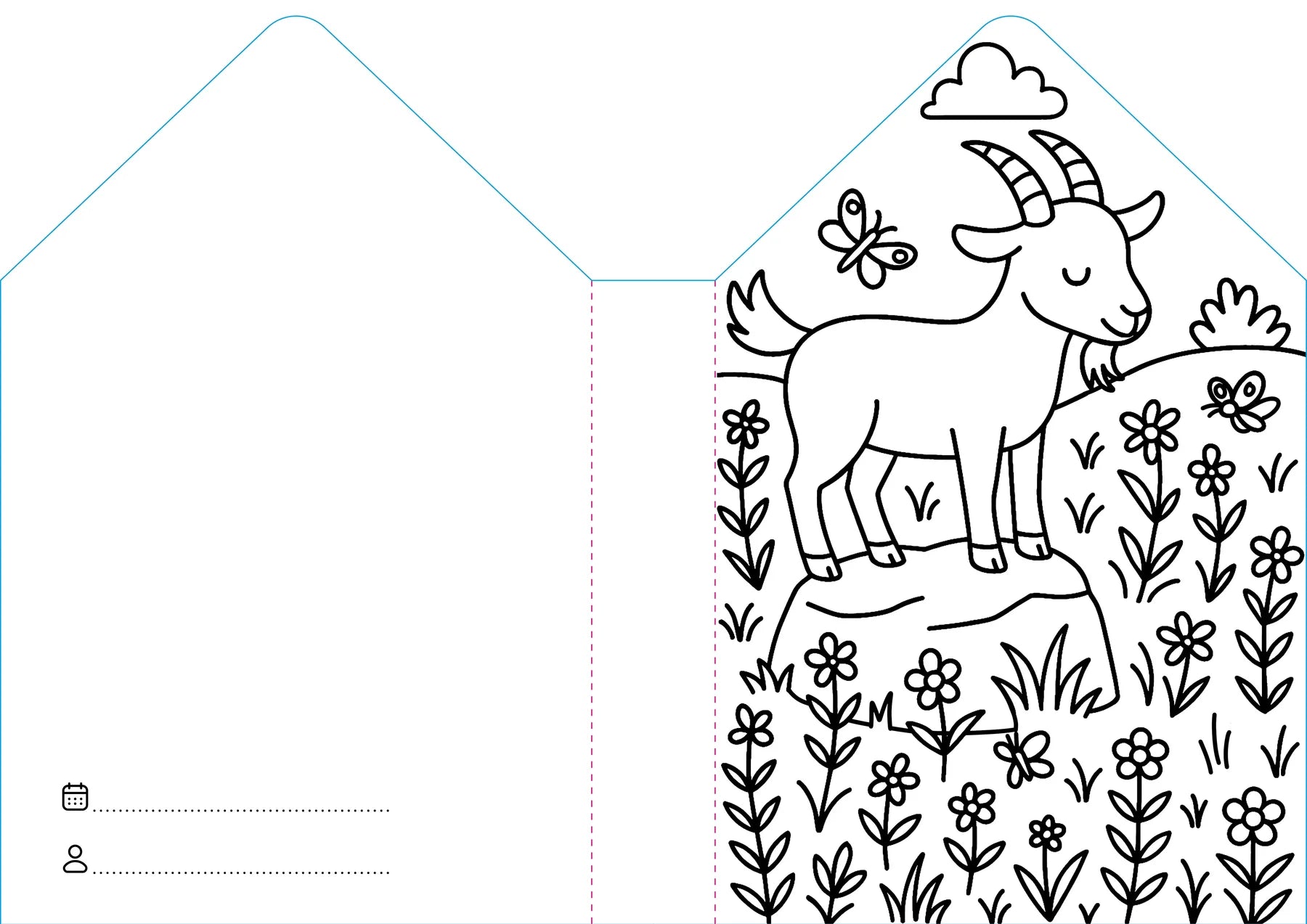 Sassi Colouring Book House - Farm