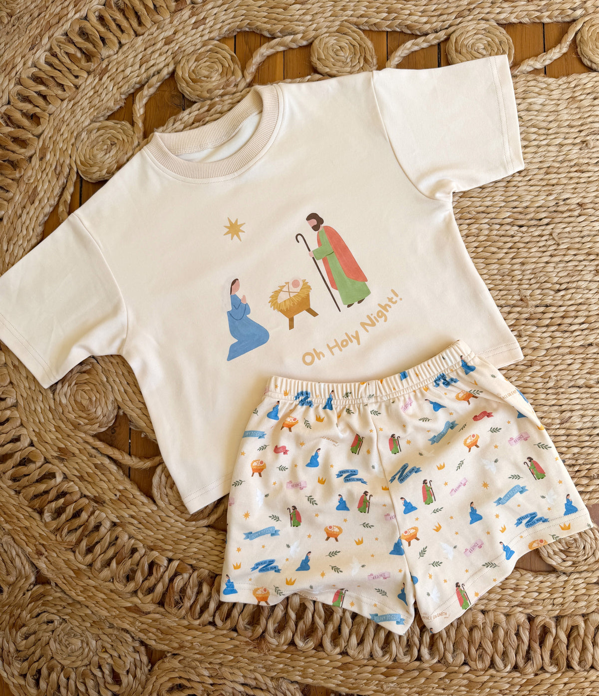 Oh Holy Night | Kids Organic Pyjama Set