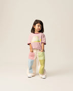 Wide Leg Pants | Patchwork