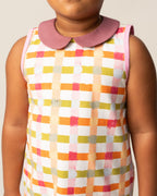 A-Line Dress | Pastel Gingham