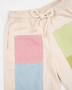 Wide Leg Pants | Patchwork