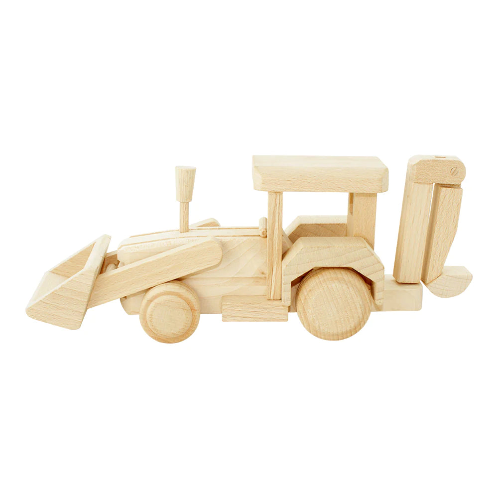 Wooden Backhoe Loader Theo