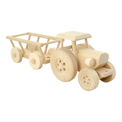 Large Wooden Tractor Miles