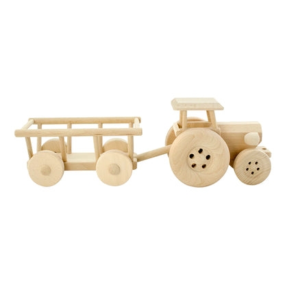 Large Wooden Tractor Miles