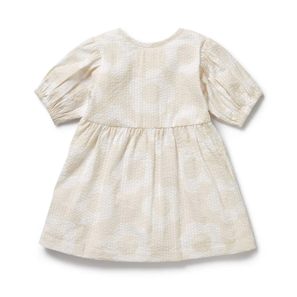 Daisy Bloom Organic Button Dress