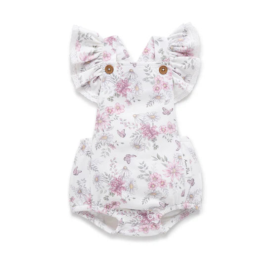 Daisy Floral Lace Playsuit
