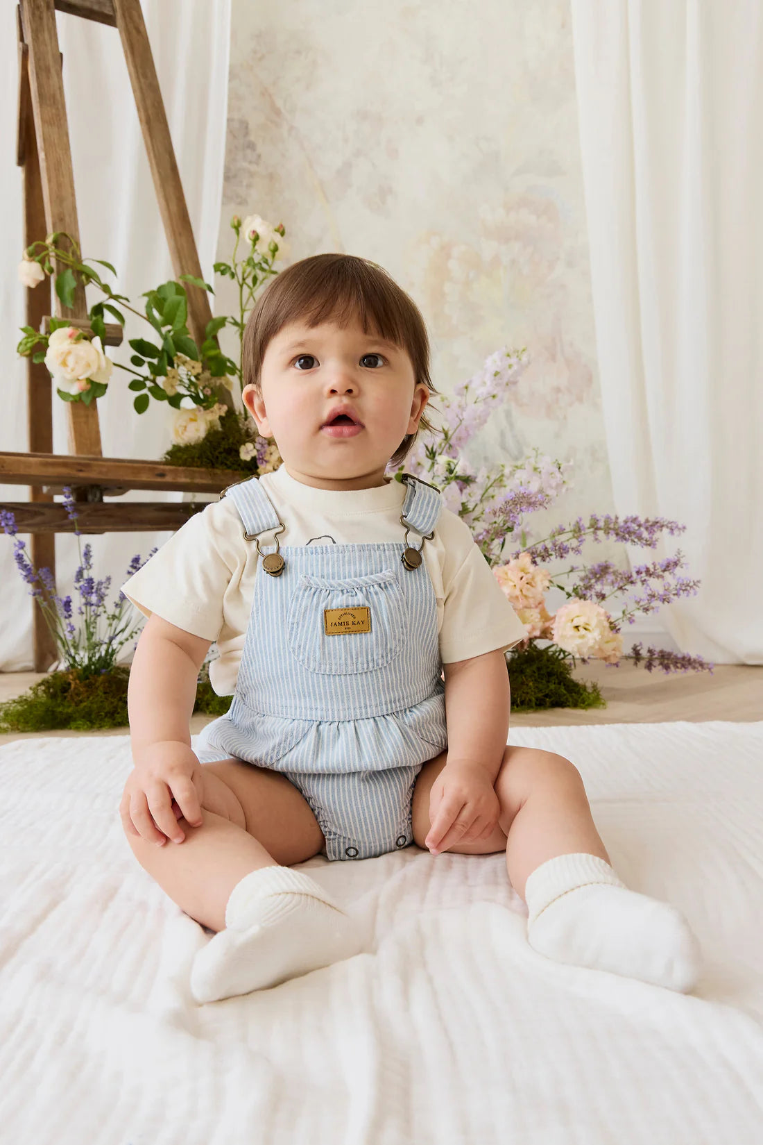 Denver Playsuit - Sunday Stripe