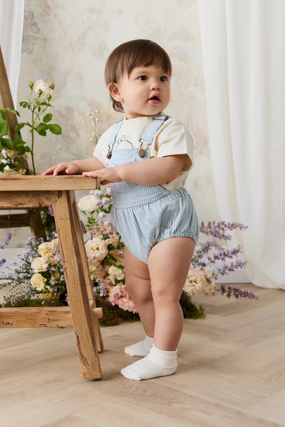 Denver Playsuit - Sunday Stripe