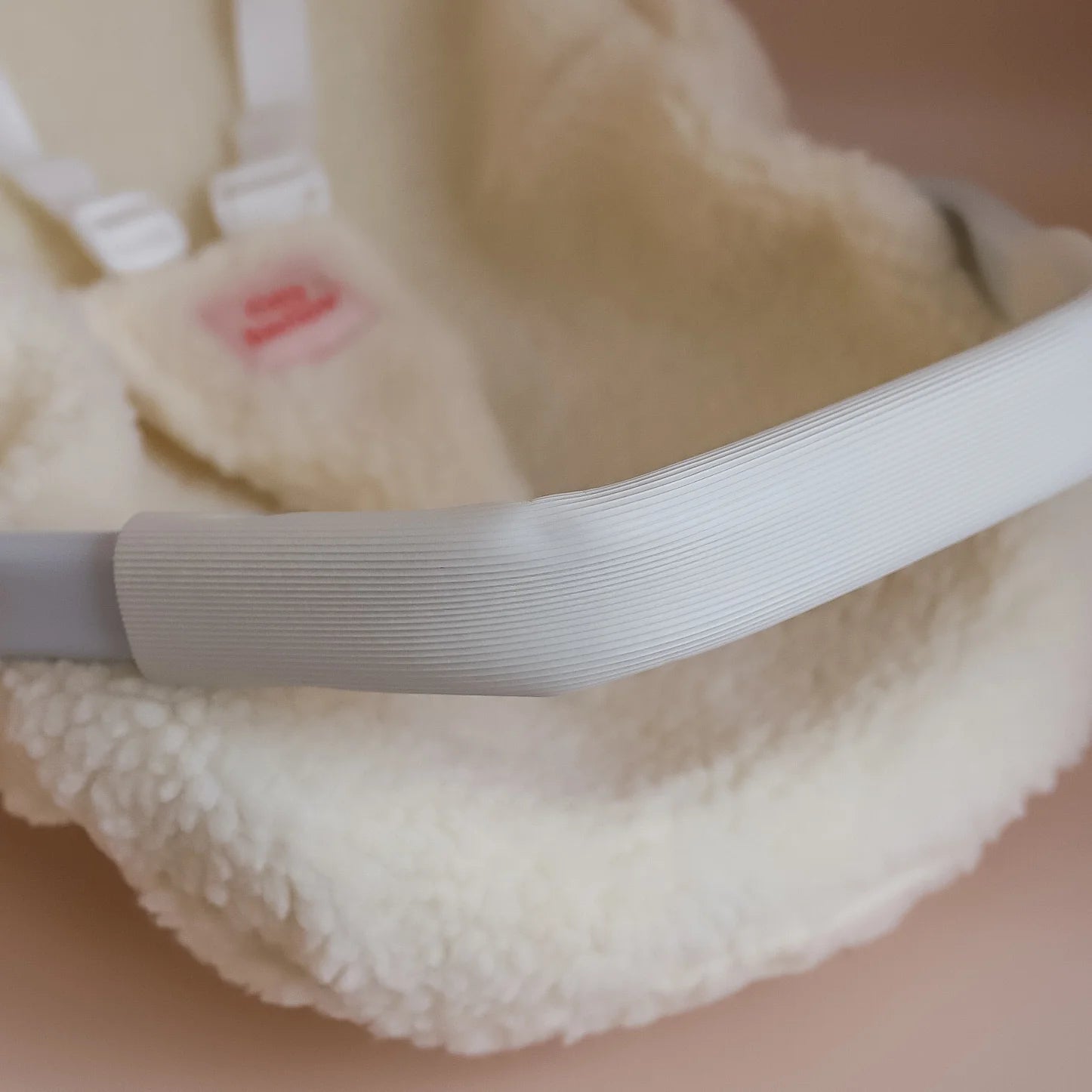 Dolls Car Seat Capsule - Cream Sherpa