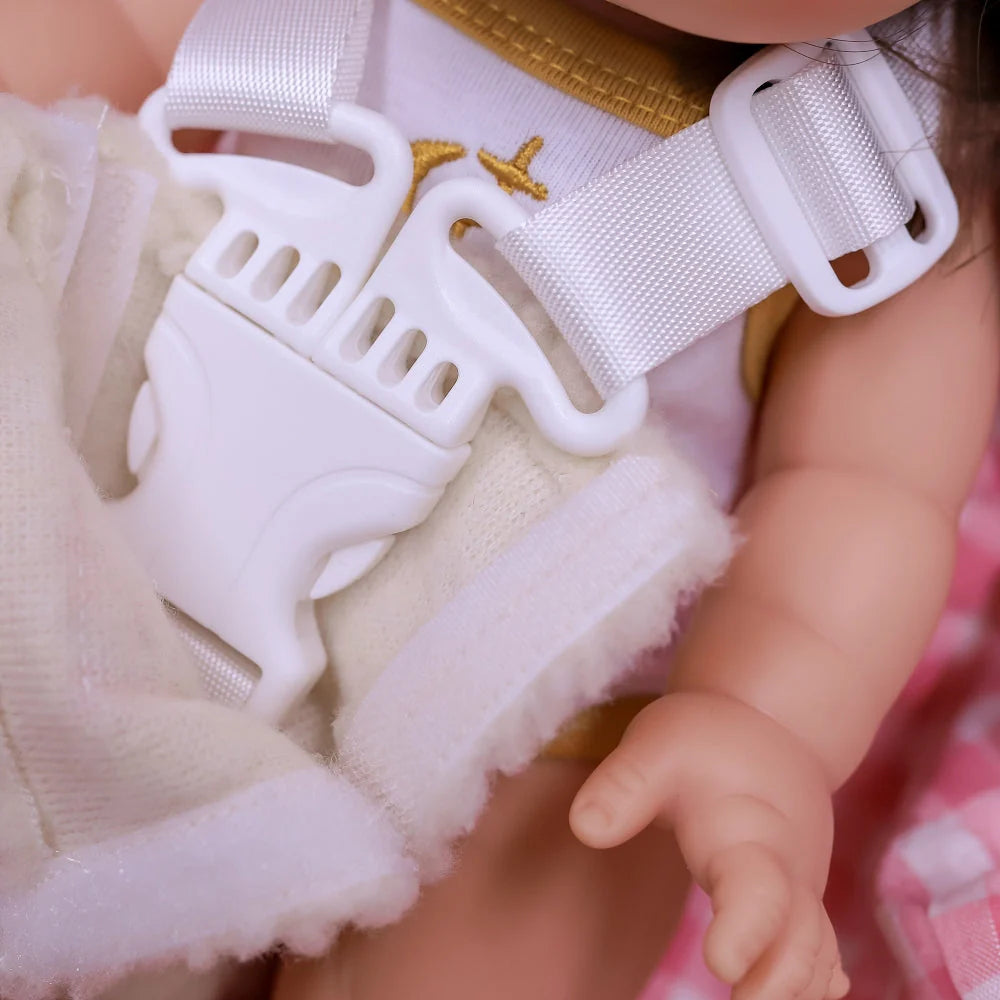 Dolls Car Seat Capsule - Cream Sherpa