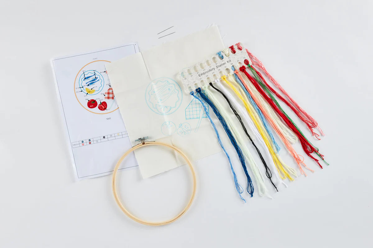 Embroidery Kit - Picnic