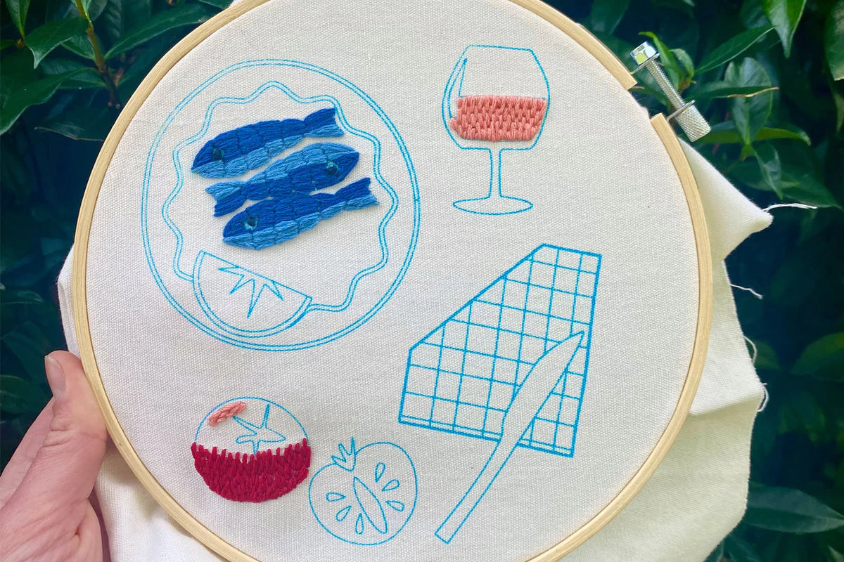 Embroidery Kit - Picnic