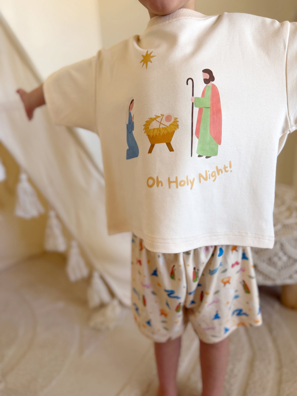 Oh Holy Night | Kids Organic Pyjama Set