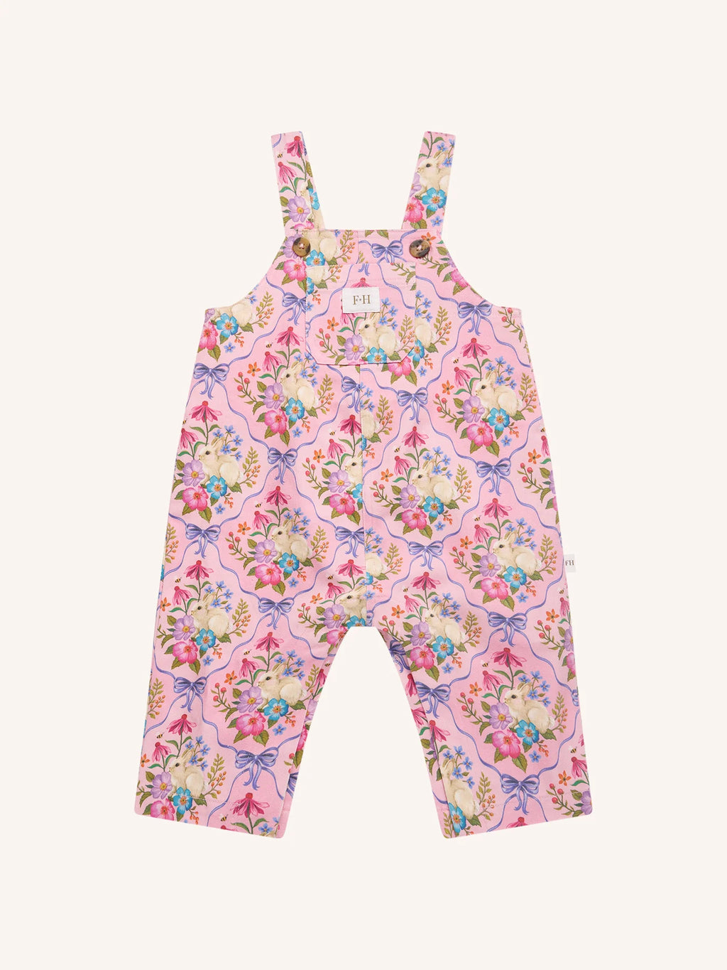 'Bunnies & Bows' Gracious Overall