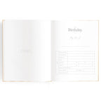 Baby Book Coffee Stripe