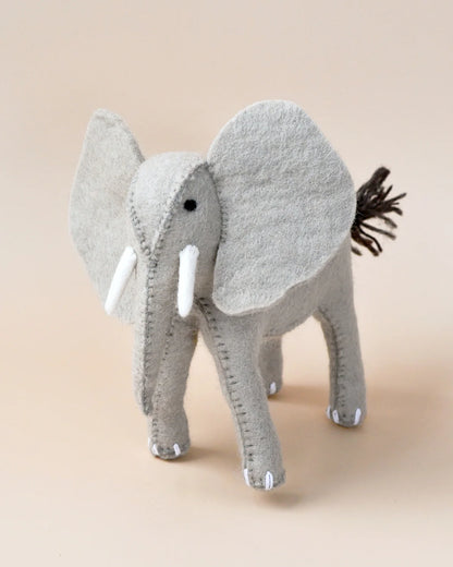 Felt Elephant Soft Toy for Safari Play (New)