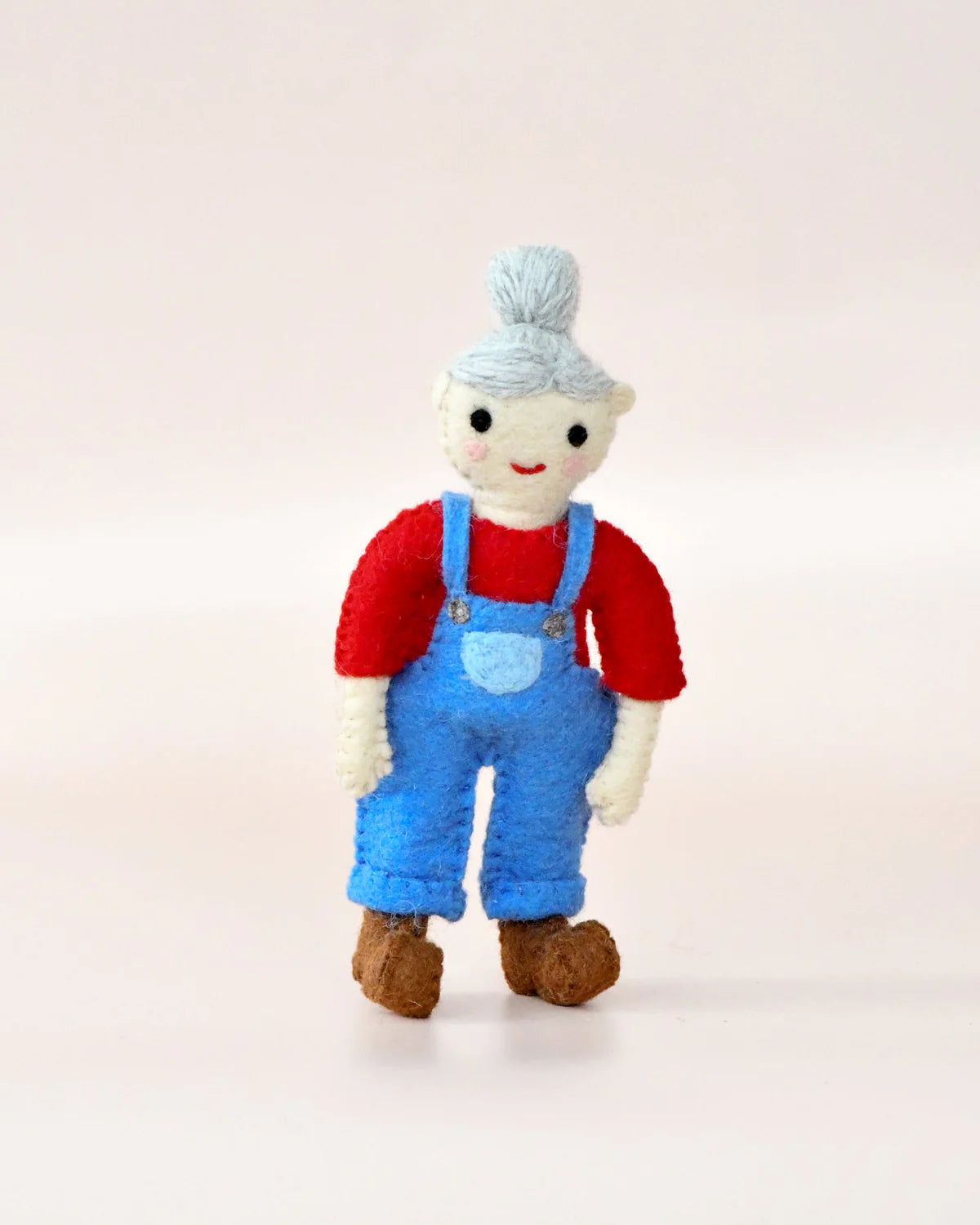 Felt Old MacDonald Female Farmer Toy | Little Woolly Vision x Tara Treasures