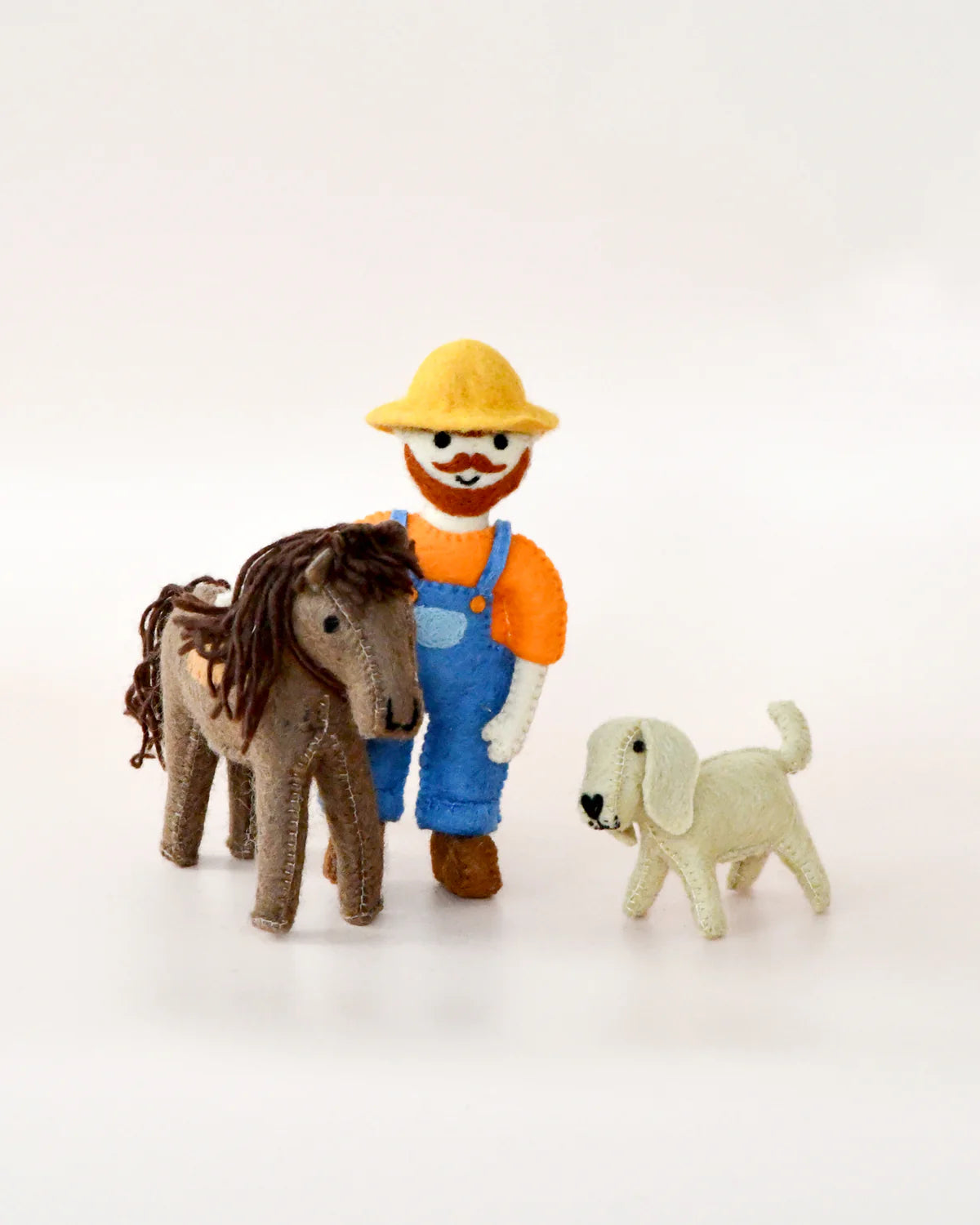 Felt Old MacDonald Farmer Toy