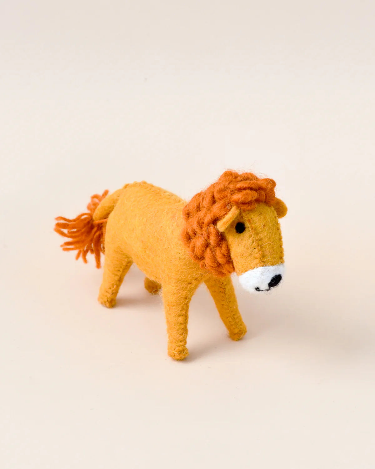 Felt Lion Soft Toy for Safari Play (New)