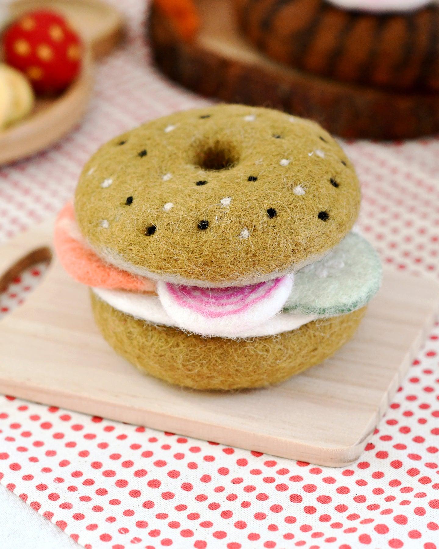 Felt Bagel Stack