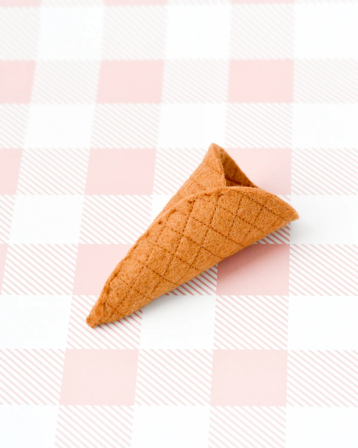 Felt Ice Cream Waffle Cone