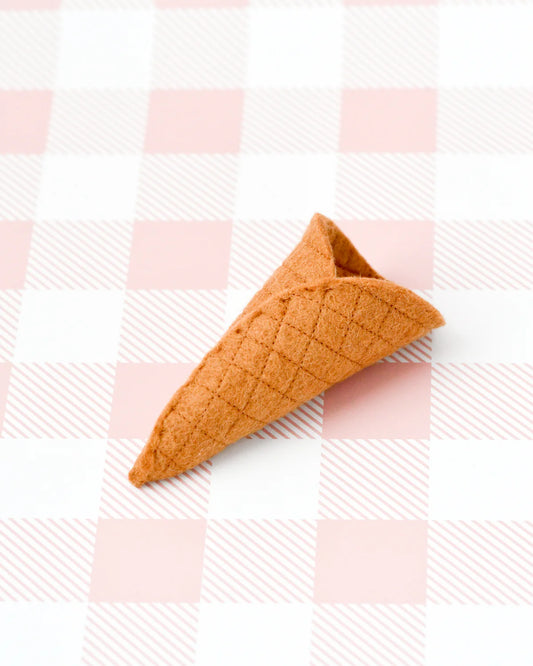 Felt Ice Cream Waffle Cone