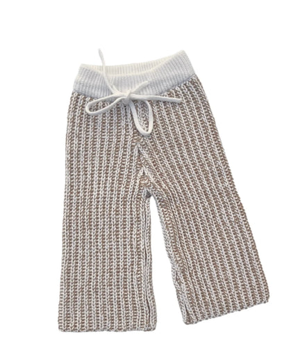 Finley Knit Pants - Choc Creme