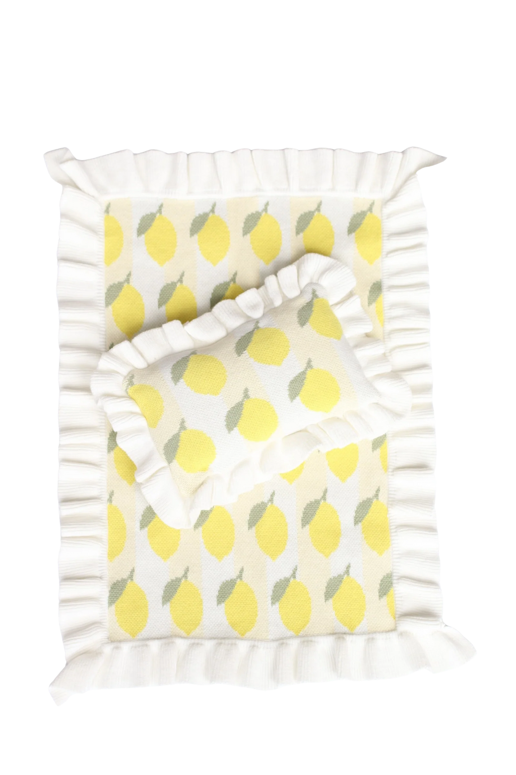 Freshly squeezed frilled doll Blanket + Pillow set
