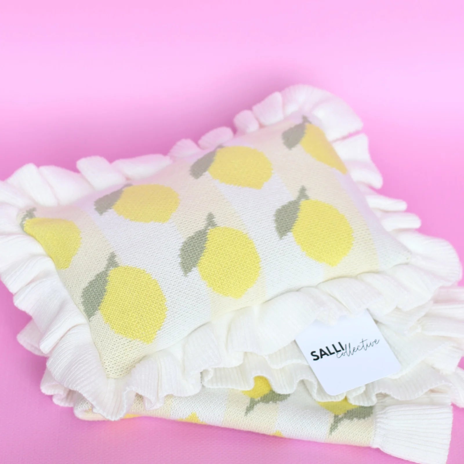 Freshly squeezed frilled doll Blanket + Pillow set