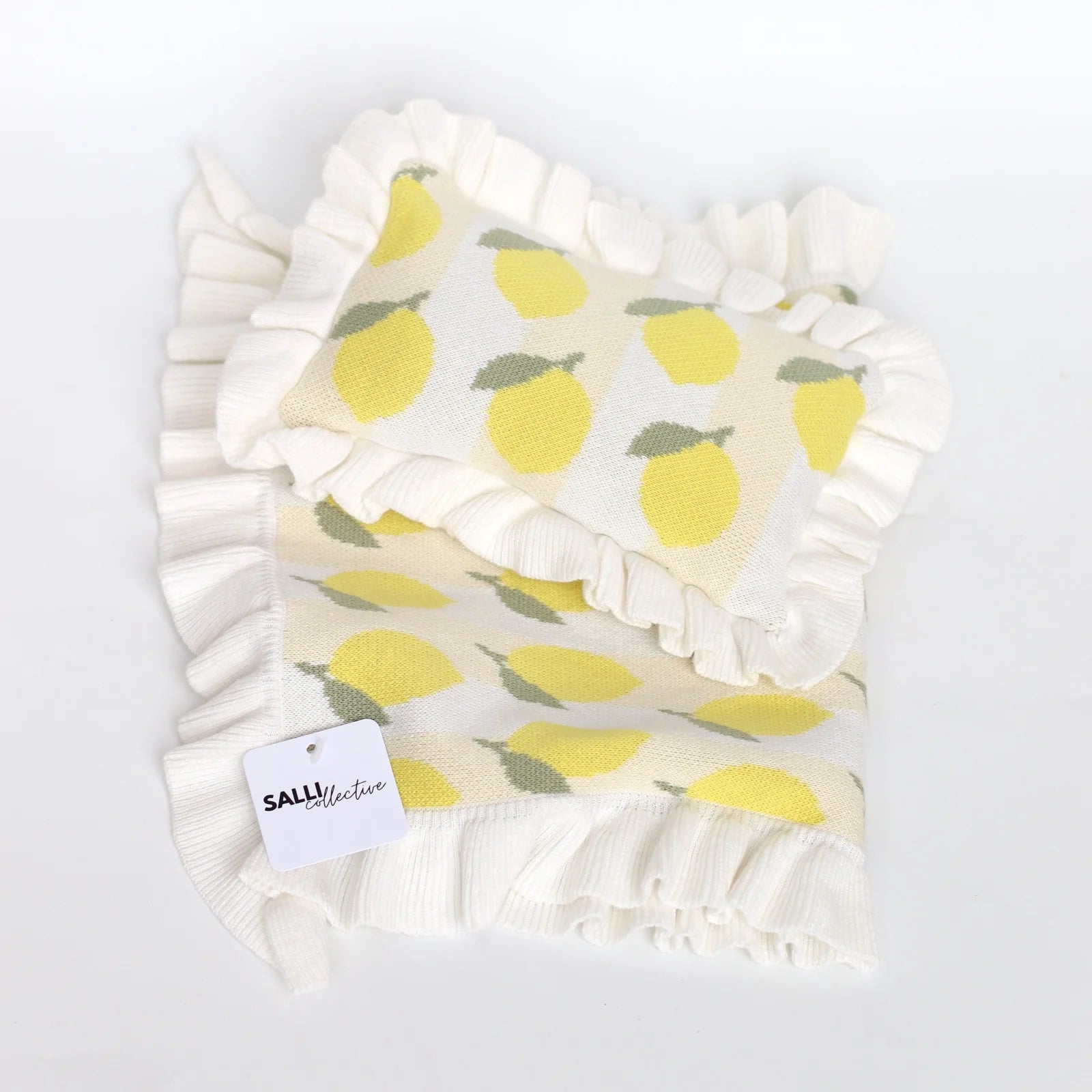 Freshly squeezed frilled doll Blanket + Pillow set