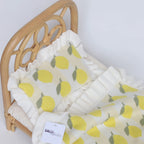 Freshly squeezed frilled doll Blanket + Pillow set