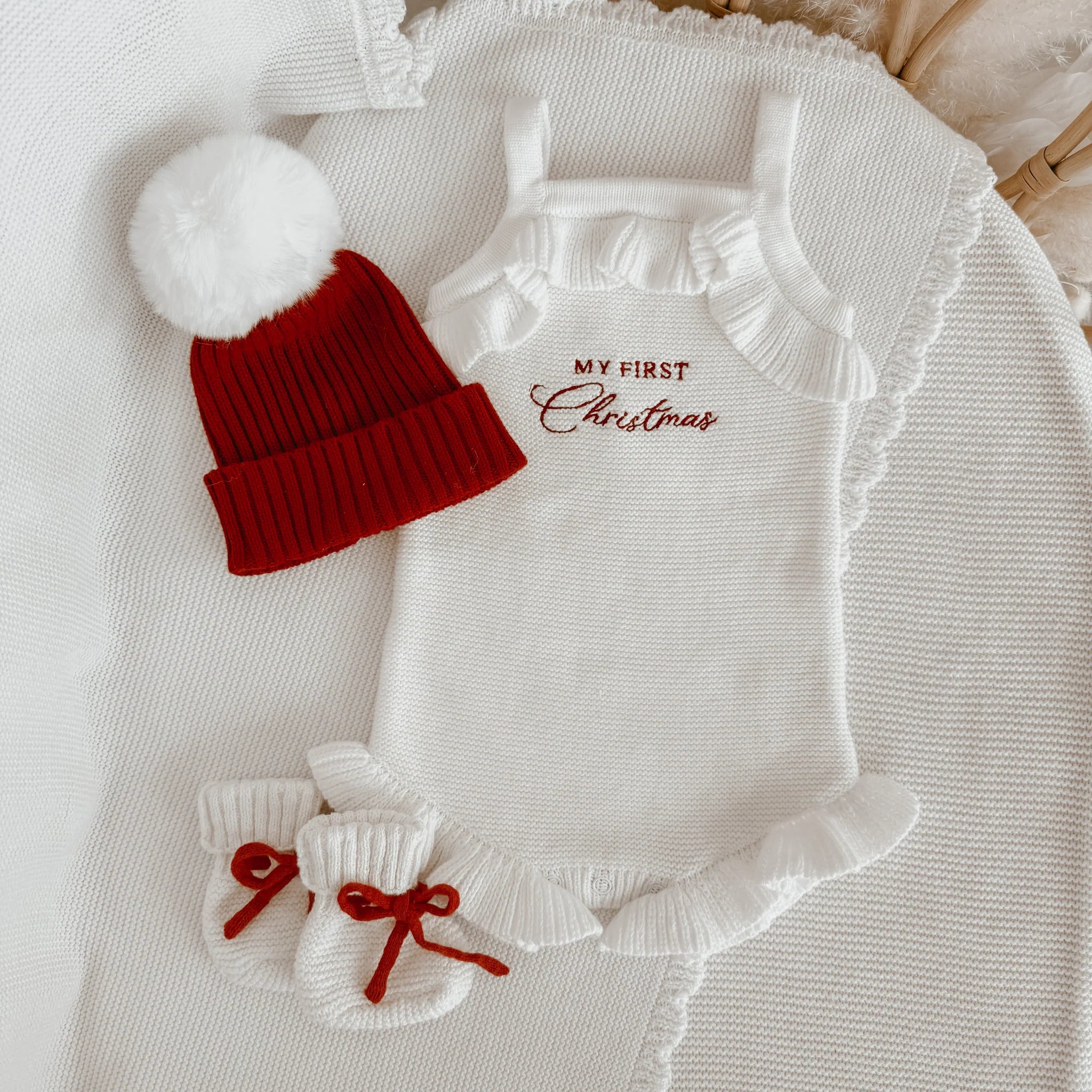 Frill Knit Romper