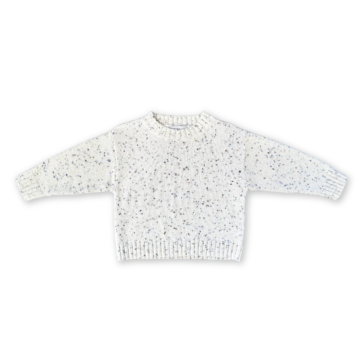 COMING SOON Organic Funfetti Knit Pull Over - Surf