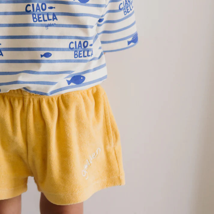 Golden Essentials Shorts Golden Cream