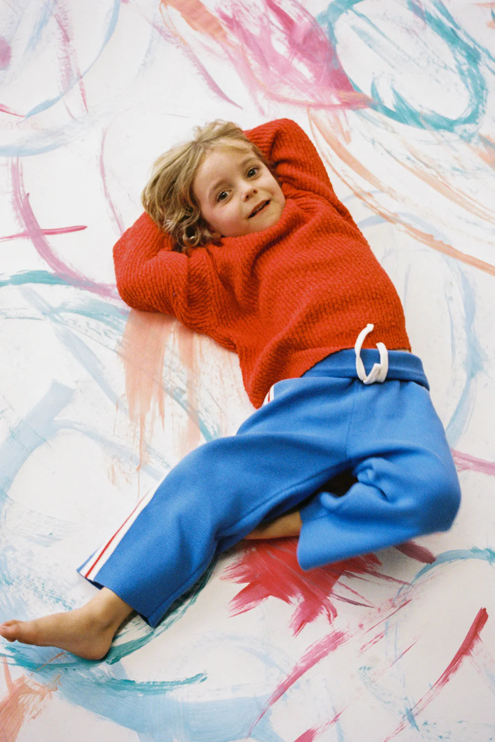 COMING SOON Organic Tape Milano Knit Pant - Cobalt