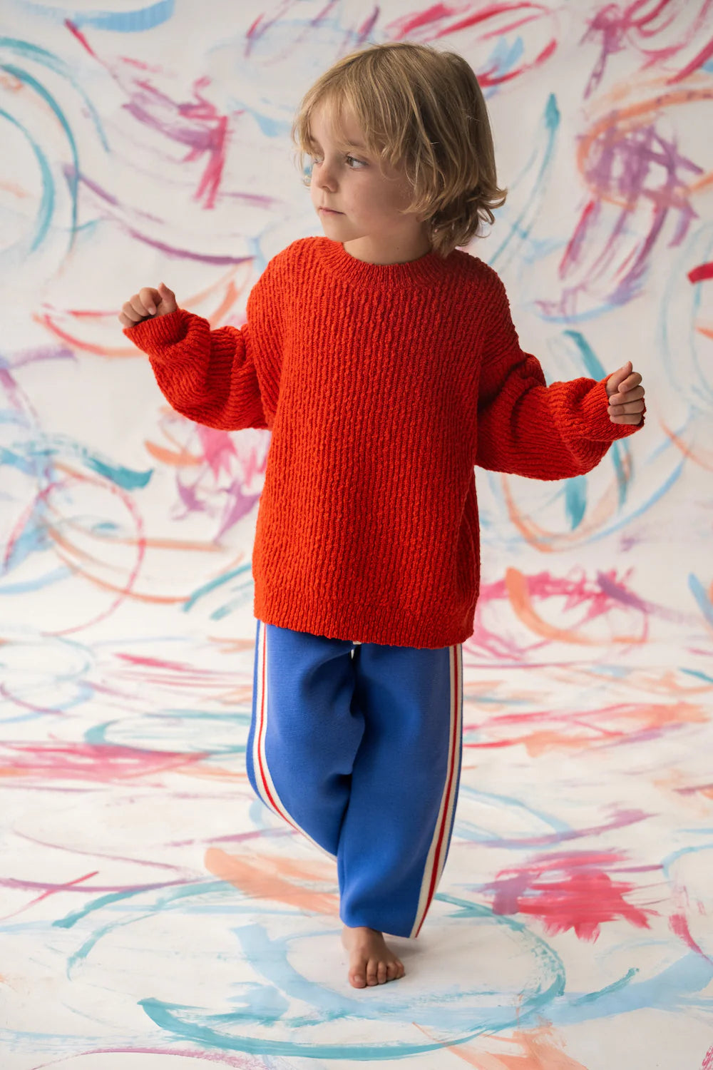 COMING SOON Organic Tape Milano Knit Pant - Cobalt