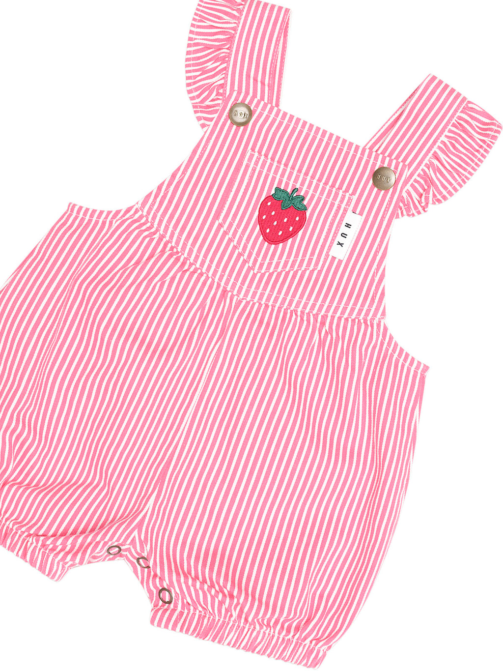 COMING SOON Strawberry Emb Stripe Playsuit