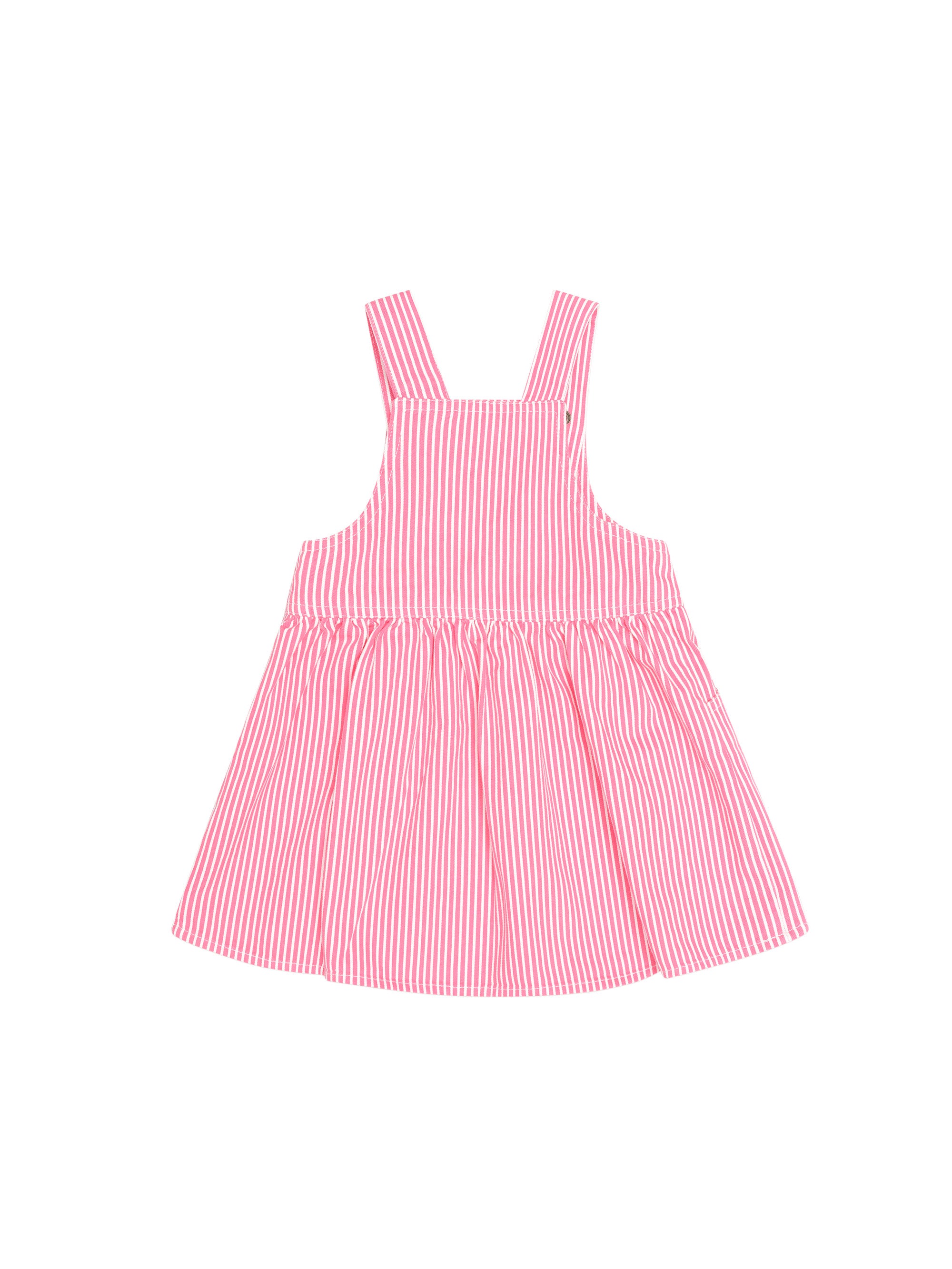 COMING SOON Strawberry Emb Stripe Pinafore