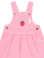 Strawberry Stripe Pinafore