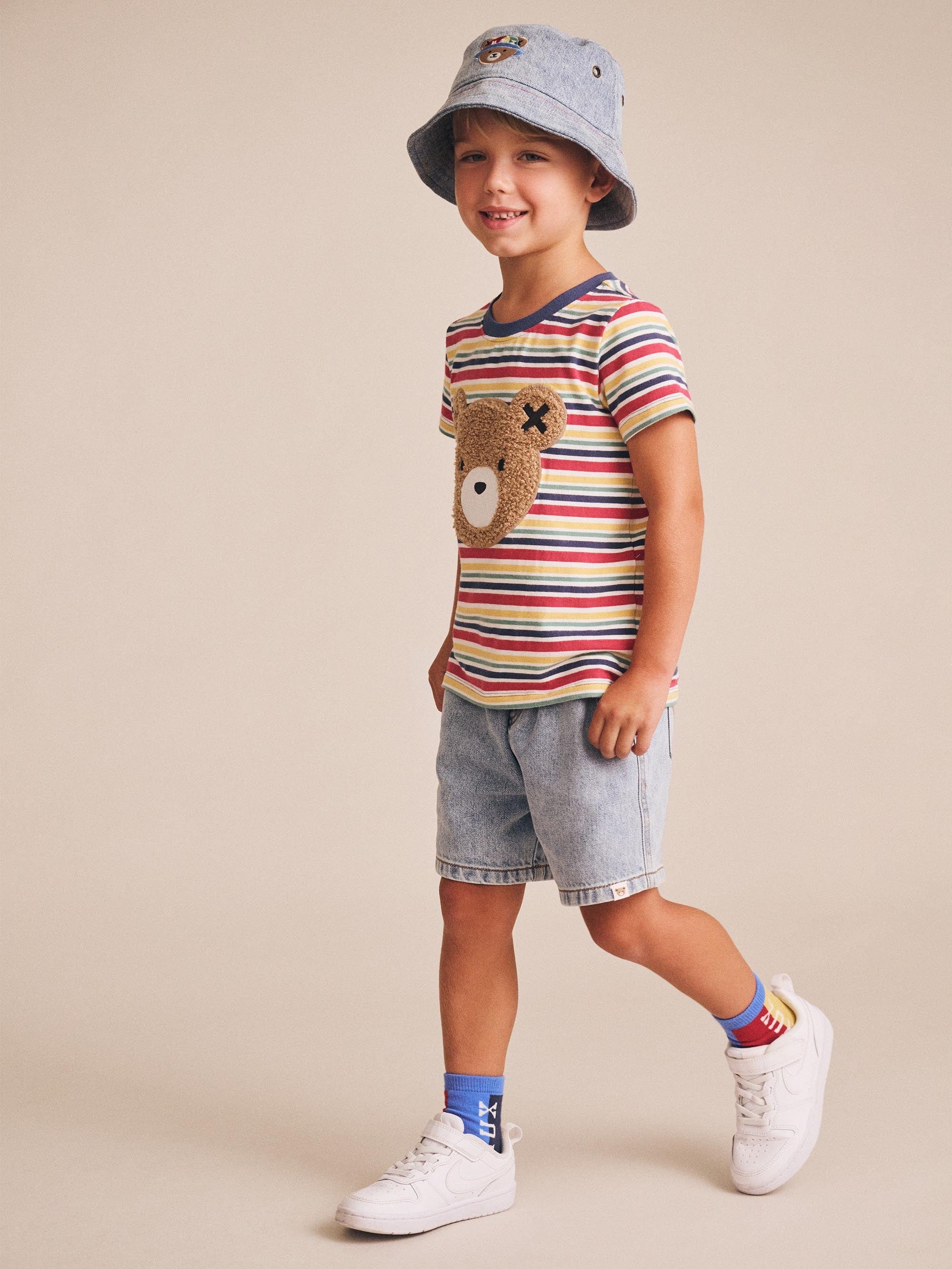 Furry Huxbear Vintage Stripe
