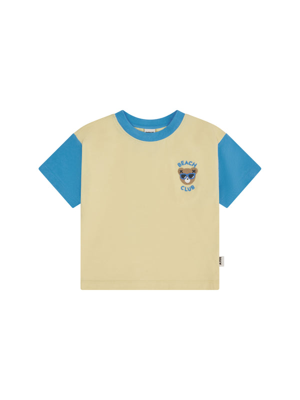 COMING SOON Beach Club Hux Splice Drop Shoulder Tee