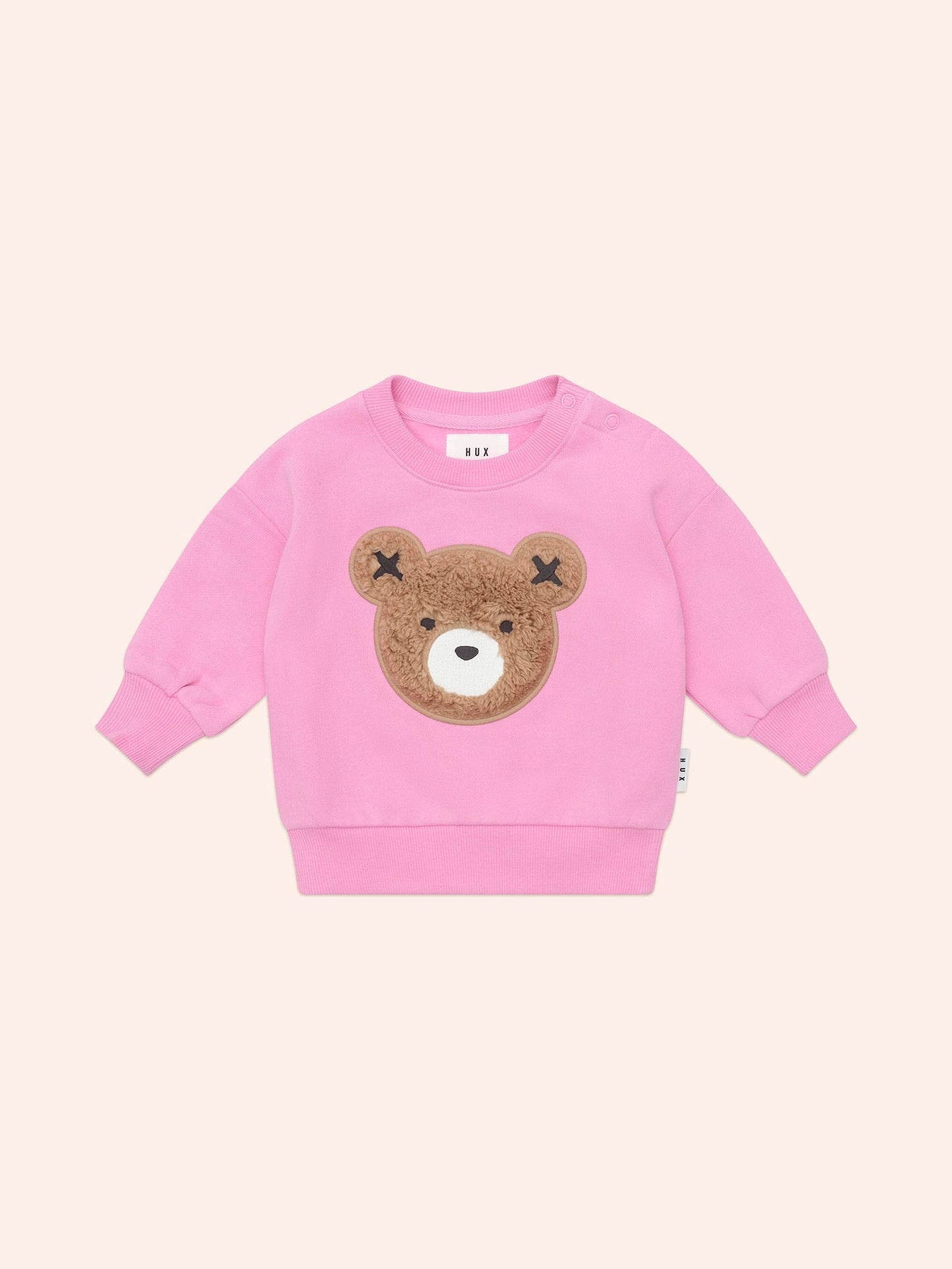 Fuschia Furry Huxbear Sweatshirt